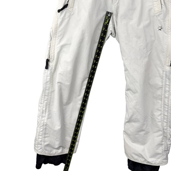 BURTON Universe Snowboard Ski Pants White Insulated Mesh Lined Men’s L - Picture 8 of 14